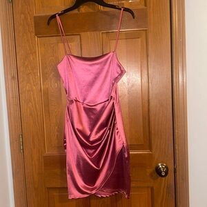 Satin Mini Dress